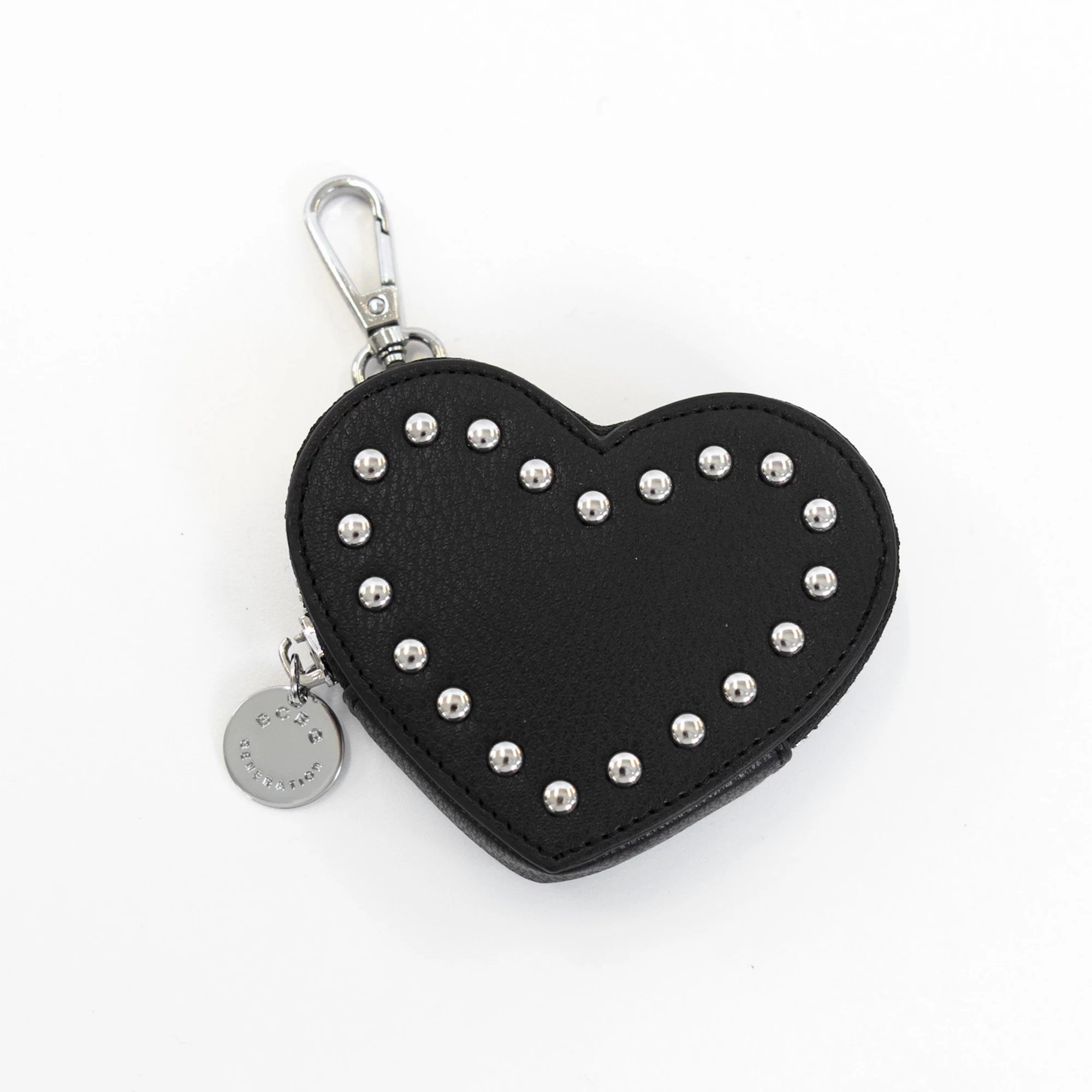 BCBGeneration Studded Heart Shaped Coin Purse Bag Charm | Kohl's