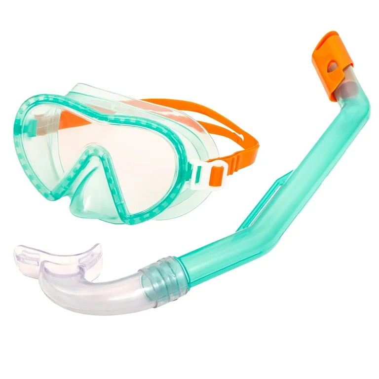 Aqua Dolfino Latex Free Swim Mask and Snorkel Set for Children, 3+ | Walmart (US)