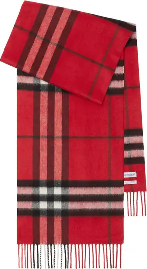 Burberry Giant Check Cashmere Scarf | Nordstrom | Nordstrom