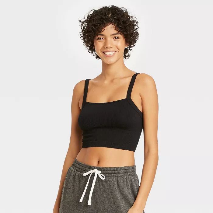 Women's Seamless Ribbed Brami - Colsie™ | Target