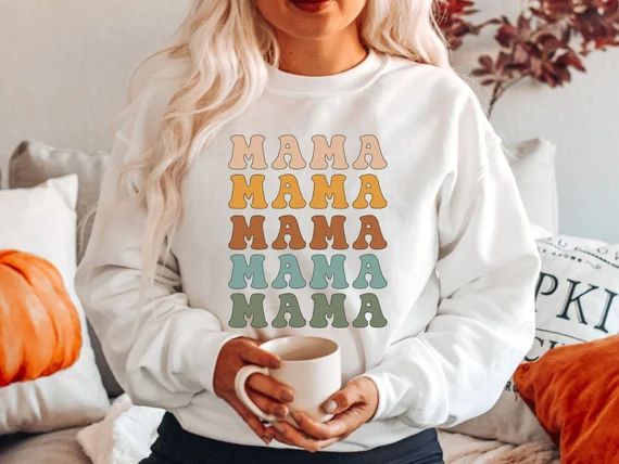 Fall Mama Sweatshirt Fall Shirts Women Row Mama Sweater | Etsy | Etsy (US)