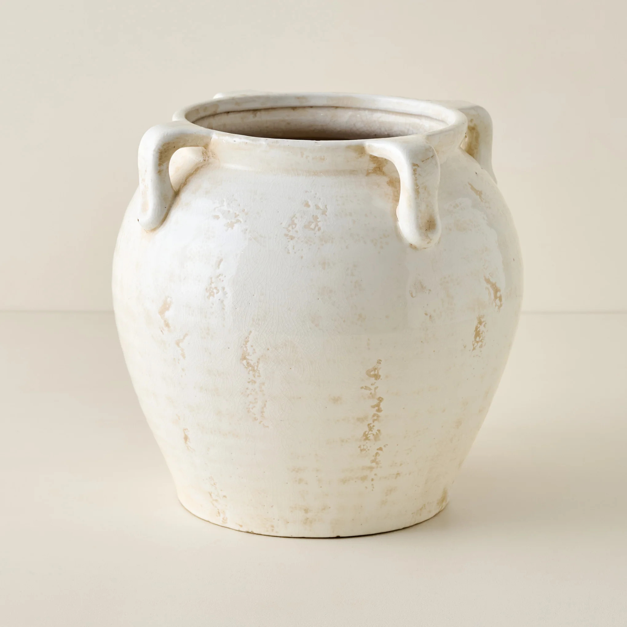 Oversized Crackle Hugo Vase | Magnolia