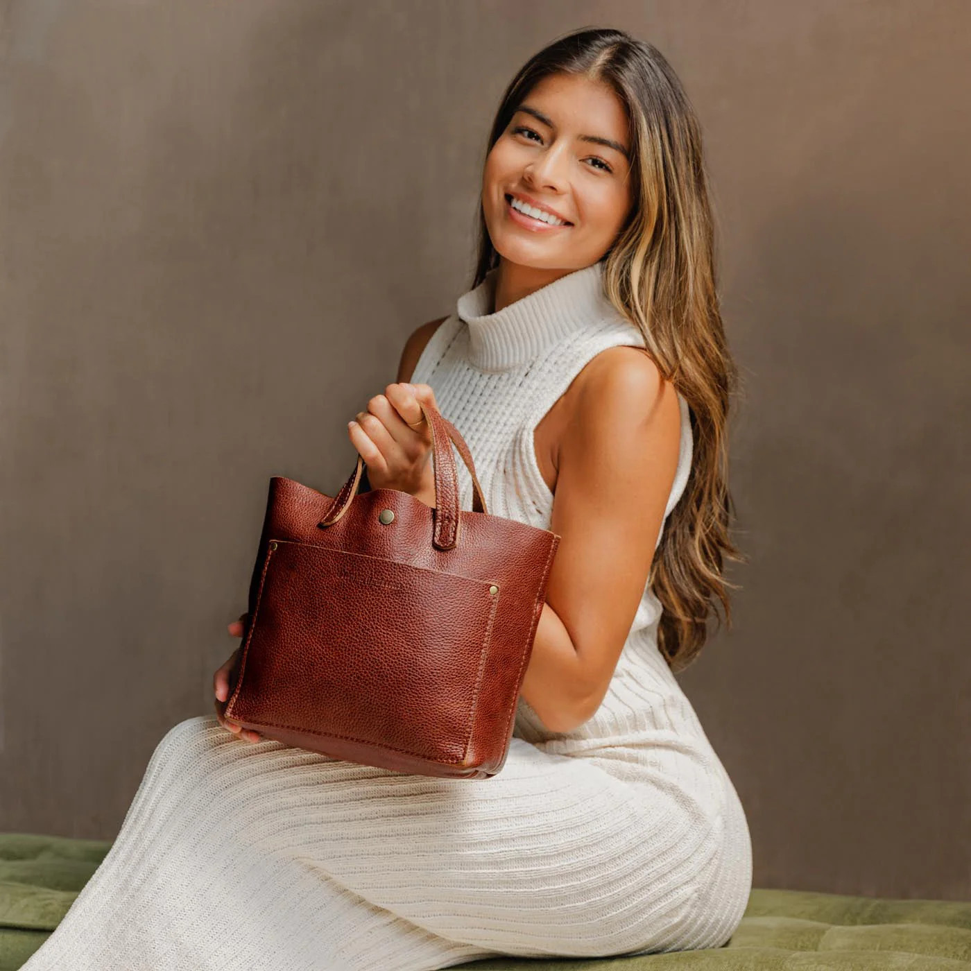 'Almost Perfect' Mini Crossbody Tote | Portland Leather Goods | Portland Leather Goods (US)
