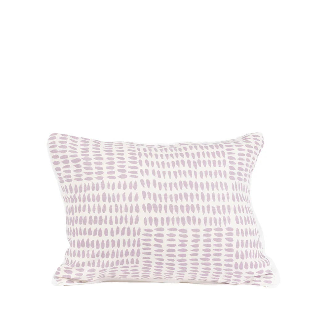 Lilac Dash Lumbar Pillow | Blue Print