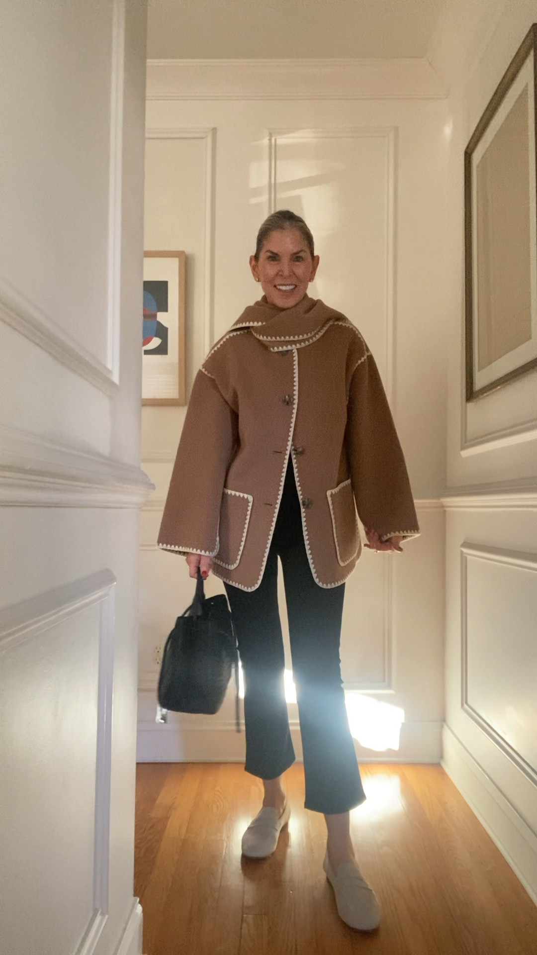 First @onequince order and I went straight for the “forever outfit” formula: a $50 Mongolian cashmere sweater that feels far more couture than its price tag, flattering jeans with a hint of stretch, Italian suede penny loafers, a statement wool jacket, and an Italian leather woven bag that goes shoulder or crossbody depending on how dramatic the day gets. #ad #quincepartner