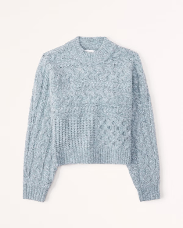 Women's Cable Crew Dolman Sweater | Women's New Arrivals | Abercrombie.com | Abercrombie & Fitch (US)
