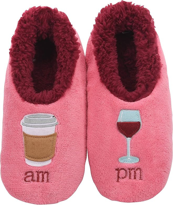 Snoozies Pairable Slipper Socks Funny Collection – Cozy and Fun House Slippers for Women, Fuzzy... | Amazon (US)