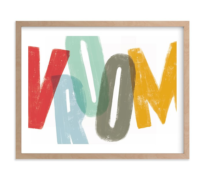 Minted® Vroom Wall Art by Daisy Rizzo | Pottery Barn Kids