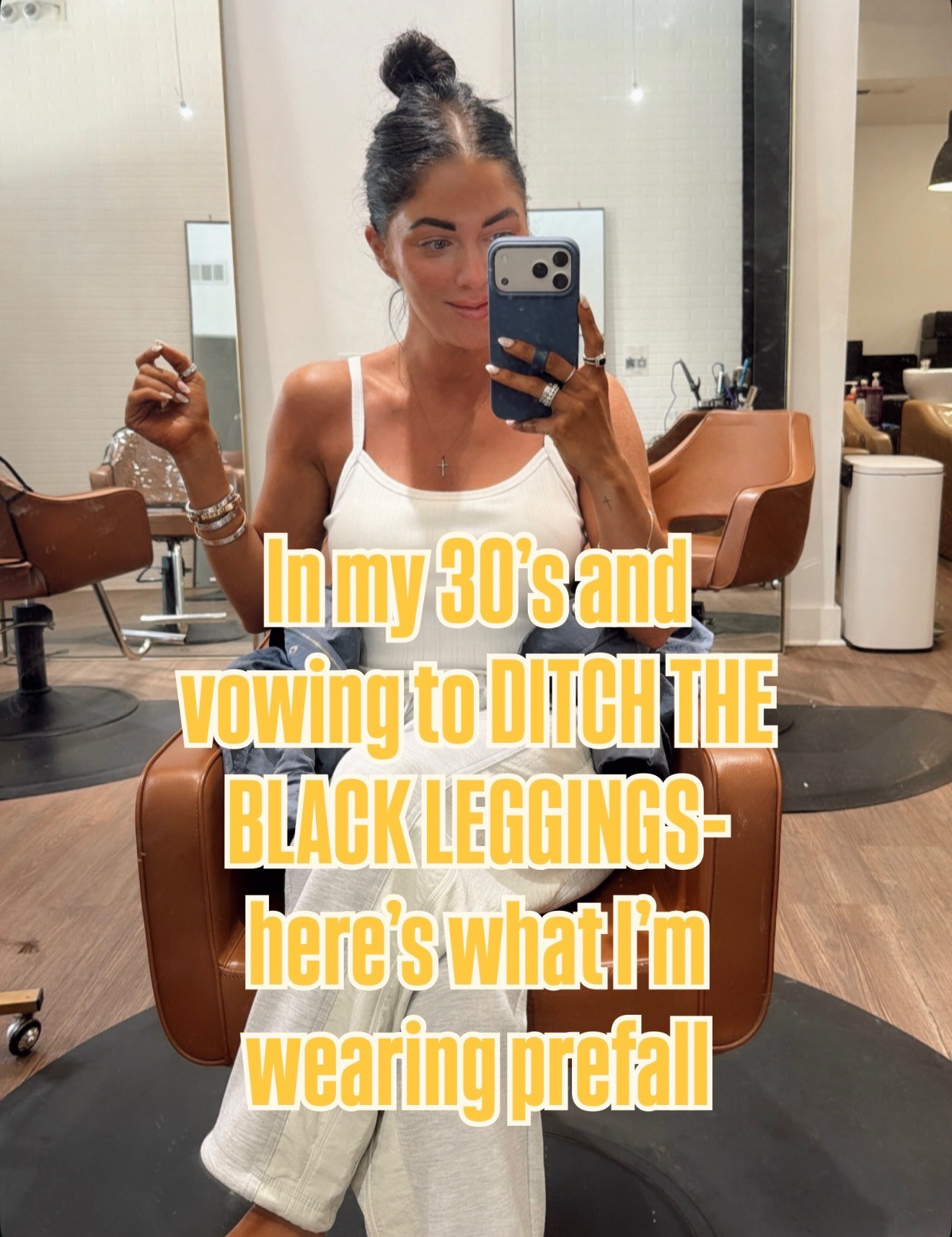 On a mission to quit black leggings! Here are some of my recent favorites  🤍 

casual outfits, mom life, prefall, fall outfits, summer to fall outfits, transitional outfits, denim, active wear, Katy roach, livingmybeststyle 

 #LTKootd #LTKSeasonal