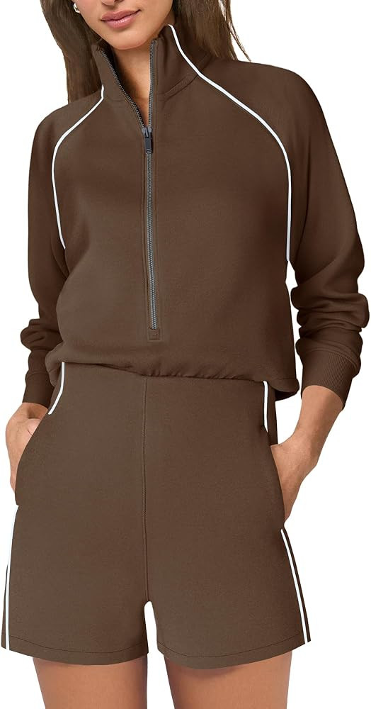 SENSERISE Womens Long Sleeve Romper One Piece Jumpsuits | Amazon (US)