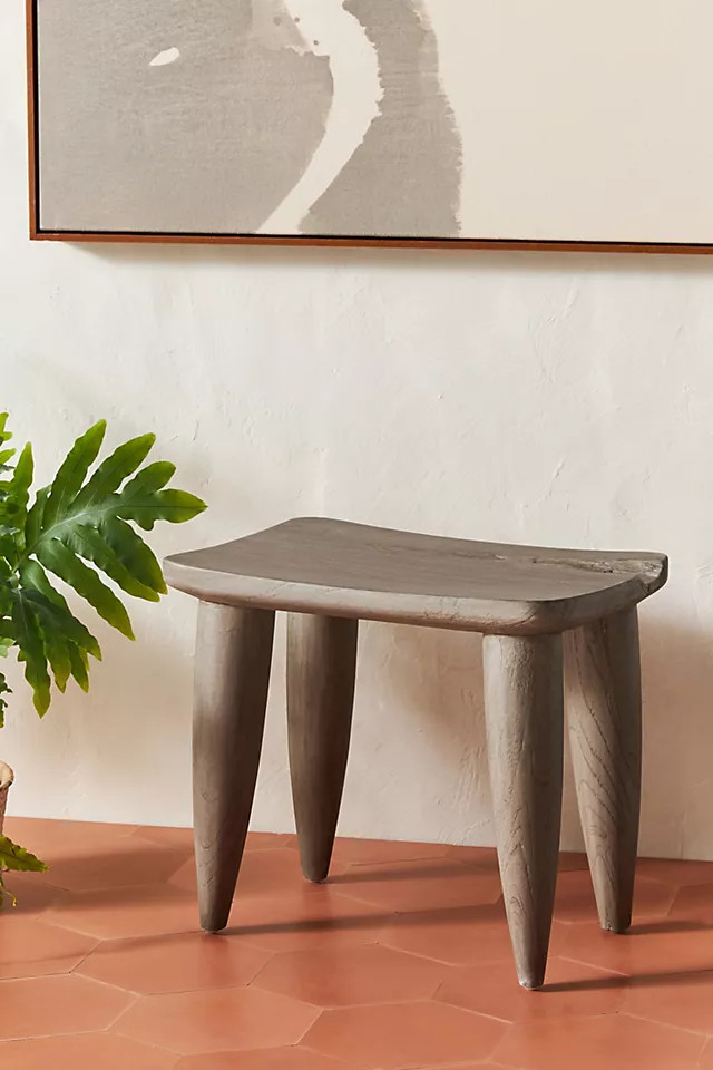 Zuri Outdoor Stool | Anthropologie (US)