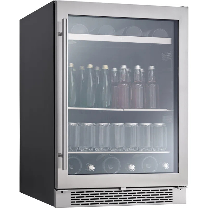 Presrv 24" 112 Cans (12 oz.) Convertible Beverage Refrigerator with Wine Storage | Wayfair North America