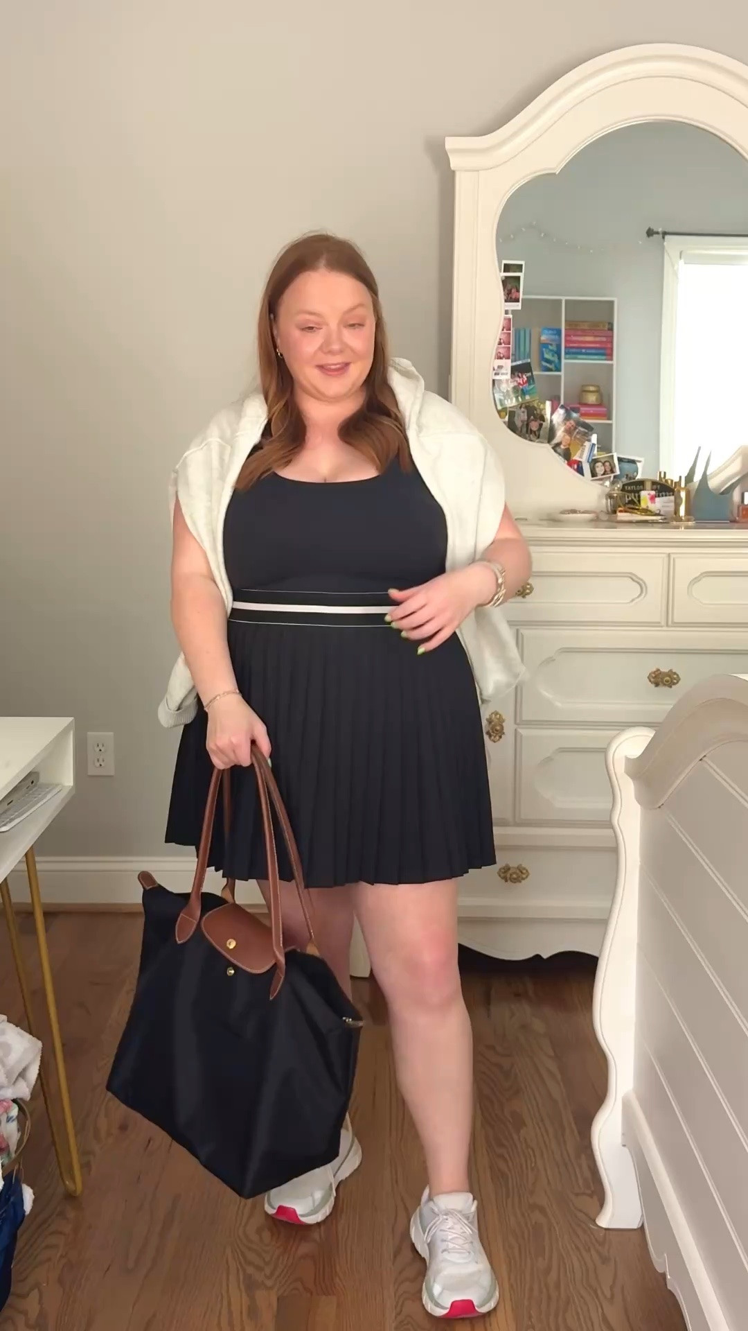 ✈️ save for your upcoming travel days ✈️
I put together 3 different outfits that you can copy RIGHT NOW!! 1 & 2 will be perfect for spring break and summer break travels. 3 is perfect for colder travel days. I’ve linked everything I can in LTK. The cardigan, the set, my leggings, and my forget travel bag, my longchamp. Travel days are better with the right outfit. 

Follow for more realistic travel outfits! 

#LTKTravel #LTKMidsize