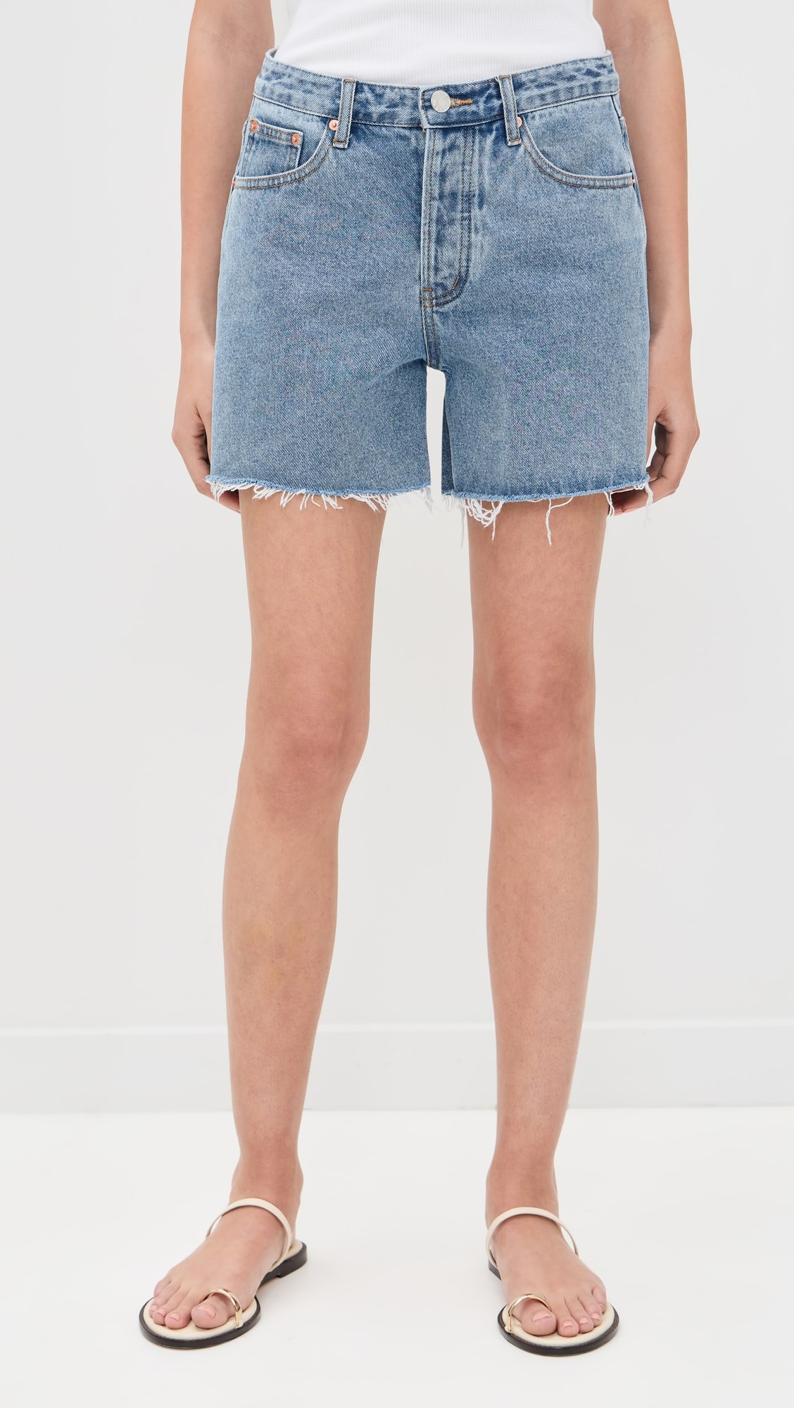 PARKE Vintage Wash Long Baggy Shorts | Shopbop | Shopbop