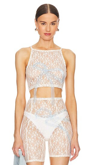 Favorite Ribbon Bow Lace Top in Cream

              
    
        
        
            Favorite... | Revolve Clothing (Global)