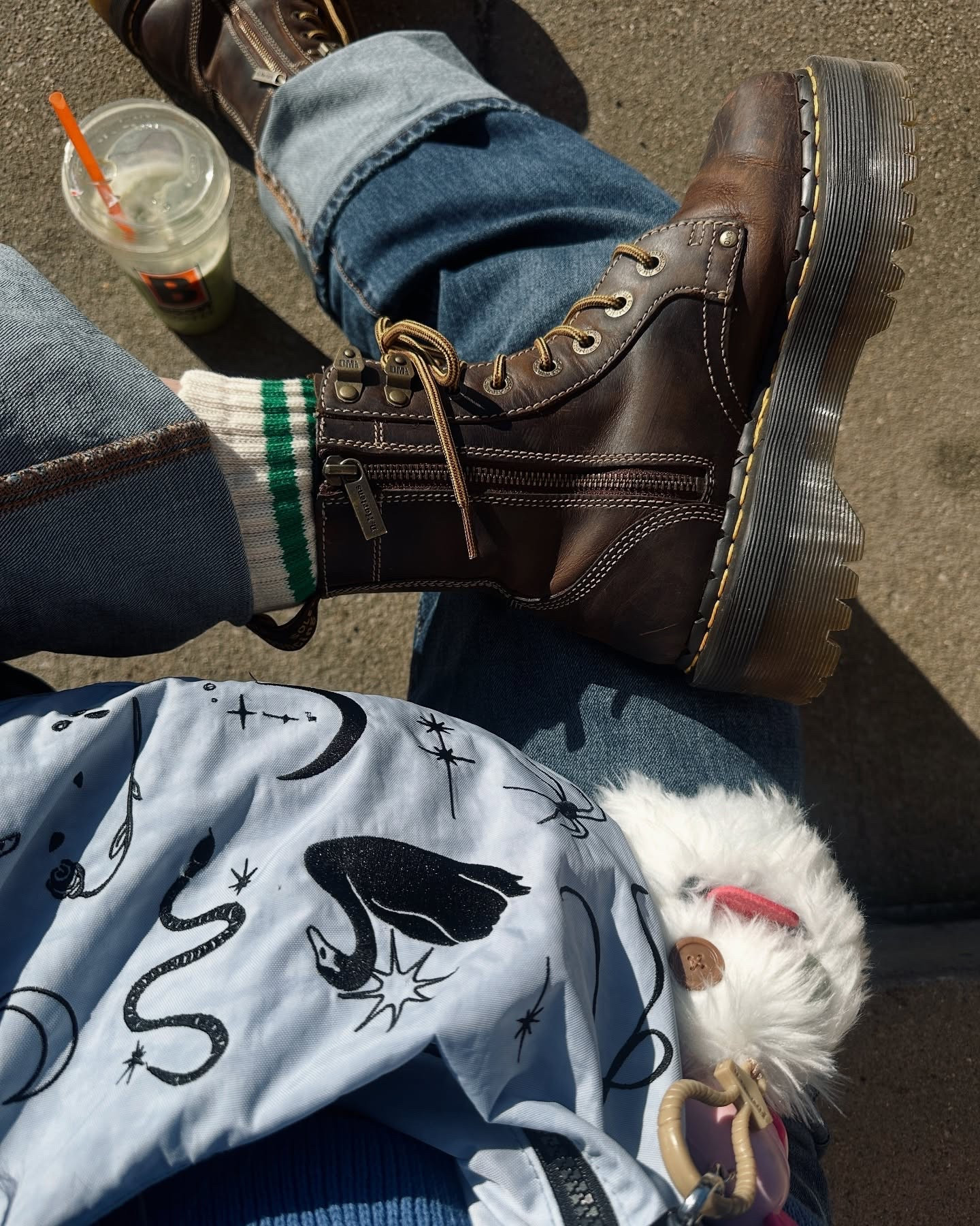 Soaking in this sunshine like a flower 🍵