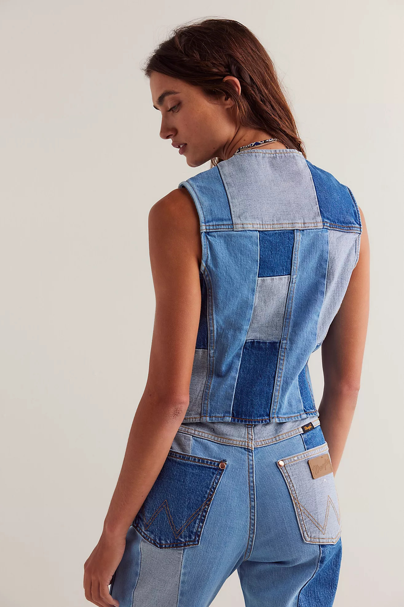 Wrangler x Lainey Wilson Patchwork Vest | Free People (Global - UK&FR Excluded)