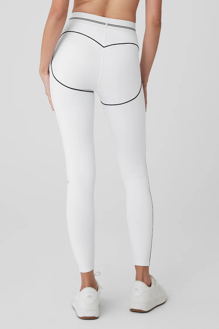 Airbrush High-Waist Heart Throb Legging | Alo Yoga (US)