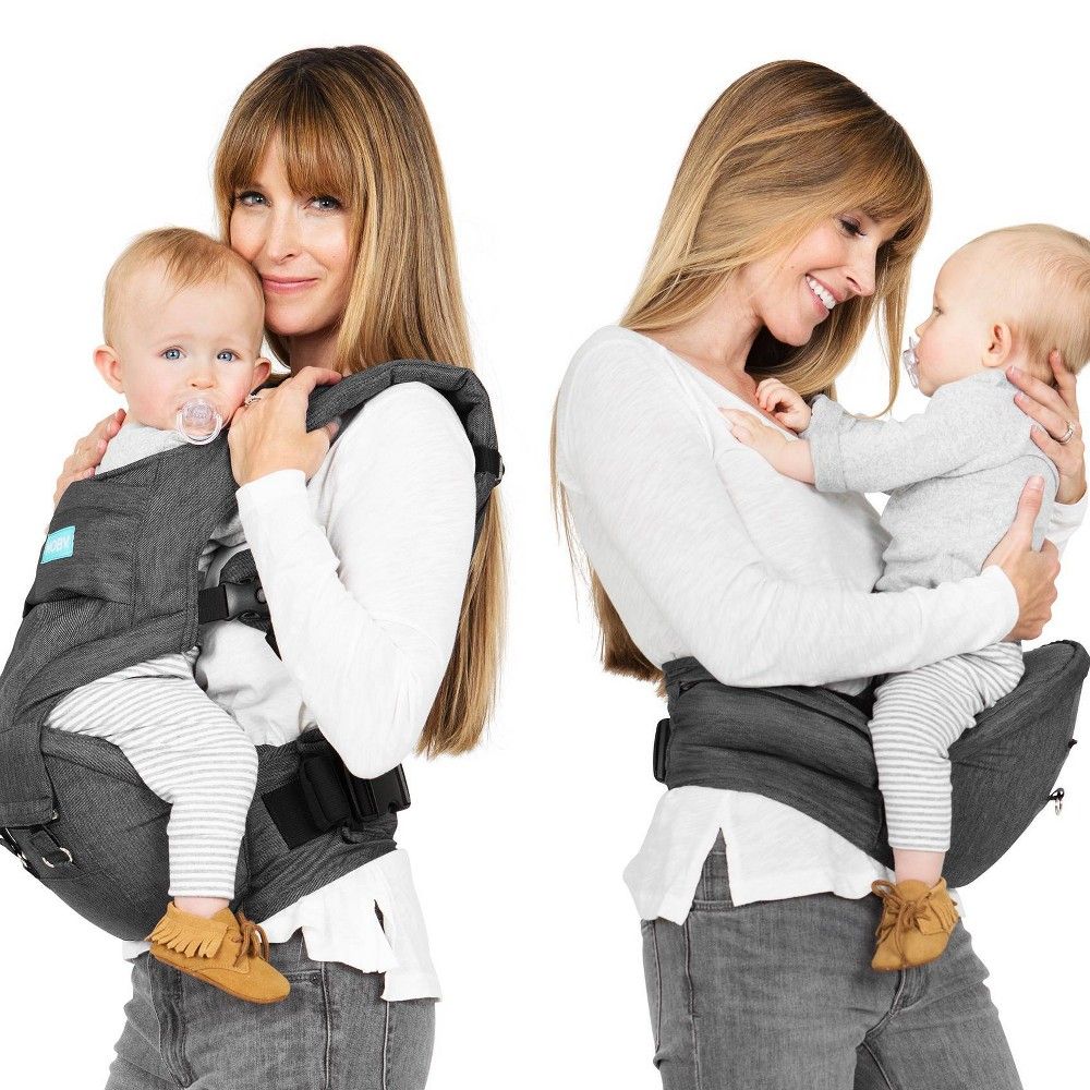 Moby 2-in-1 Baby Carrier + Hip Seat - Gray | Target