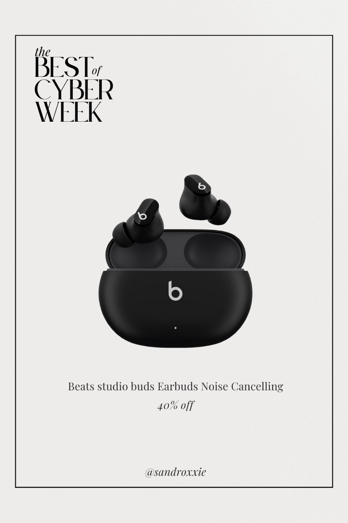 Beats on sale & more! 

xo, Sandroxxie by Sandra
www.sandroxxie.com | #sandroxxie


#LTKfindsunder100 #LTKCyberWeek #LTKsalealert