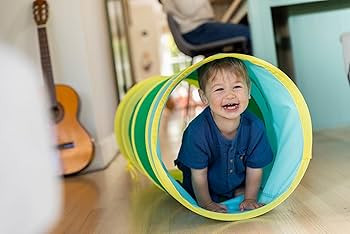 LOVEVERY | The Organic Cotton Play Tunnel | Pop-Up & Collapsible Play Tunnel with Organic Cotton ... | Amazon (US)