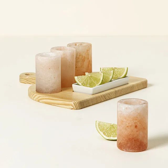 Himalayan Salt Tequila Glasses- Set of 4 | UncommonGoods