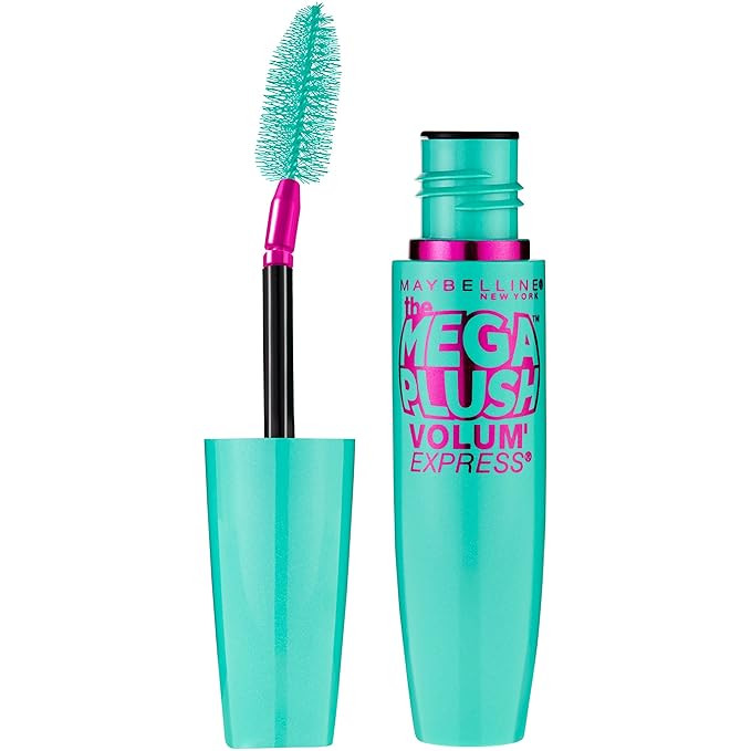 Maybelline New York Volume Express Mega Plush Washable Mascara, Very Black, 0.3 Fluid Ounce | Amazon (US)