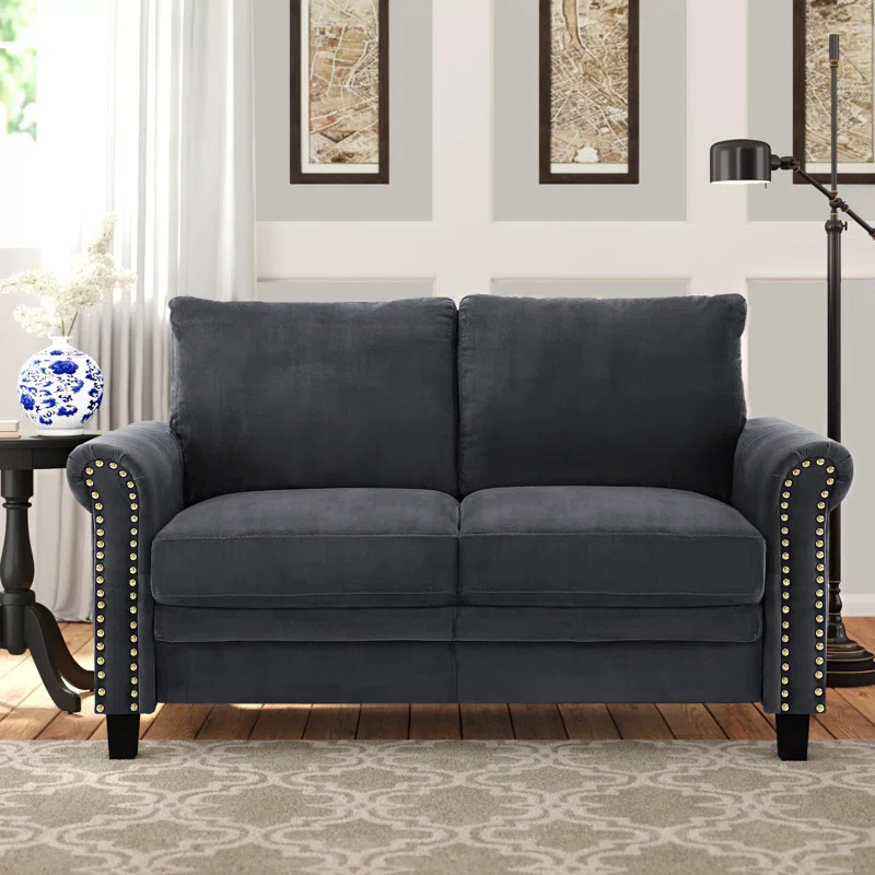 Bennith 57.7'' Round Arm Loveseat | Wayfair North America