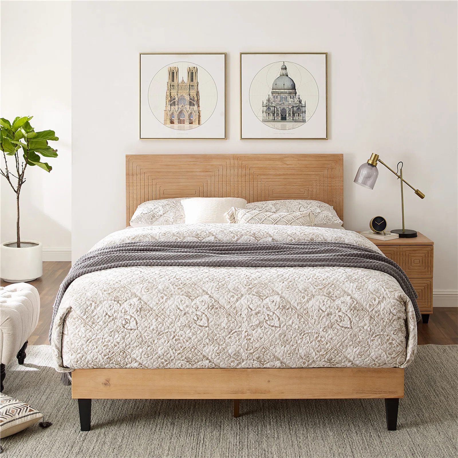 George Oliver Davari Platform Bed & Reviews | Wayfair | Wayfair North America