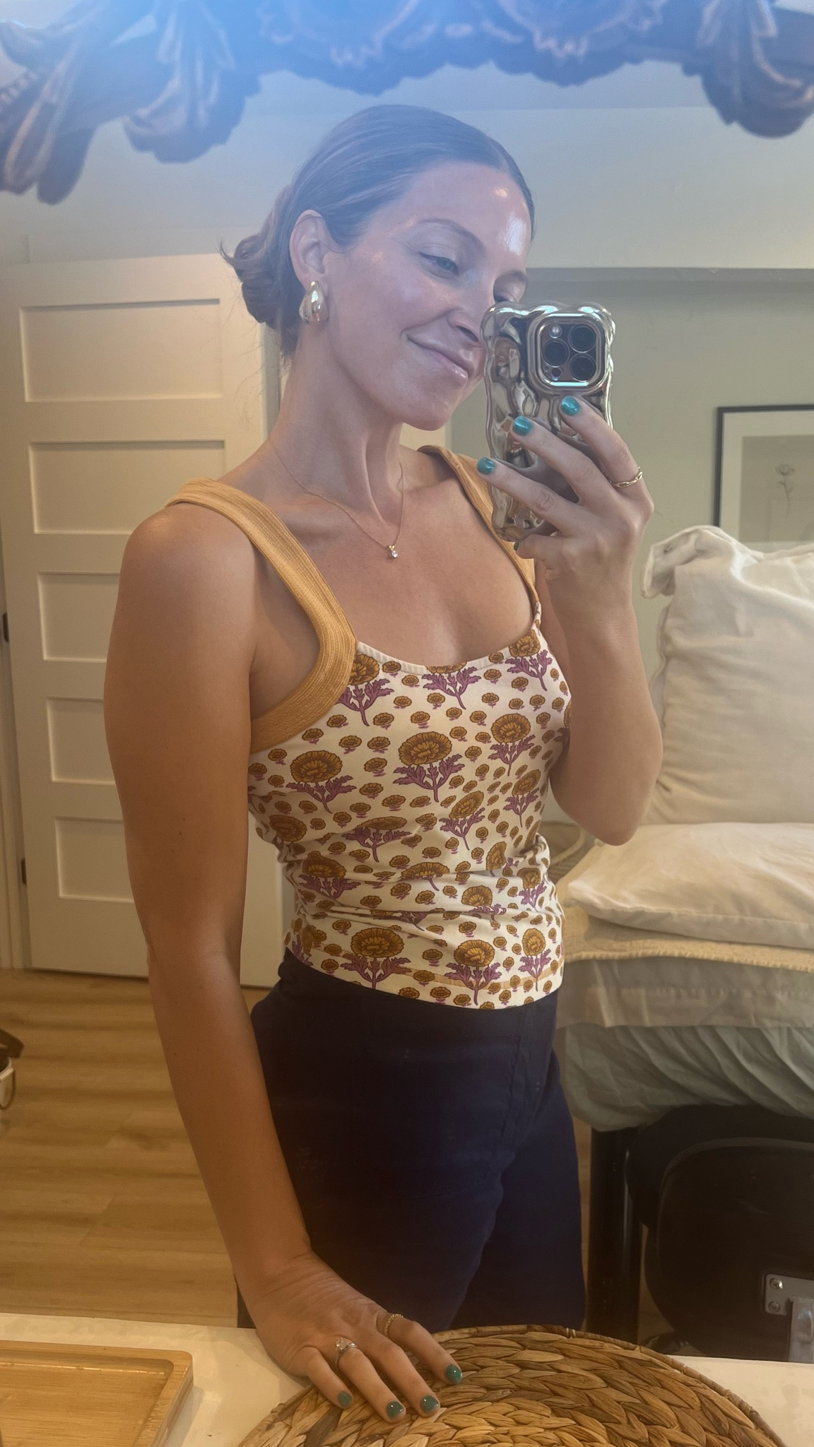 Tank TTS wearing small. On sale for $20. Earrings linked too 💫

#LTKSaleAlert #LTKFindsUnder50