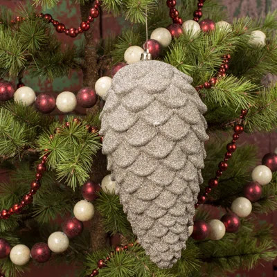 Glitter Pinecone Ornament | Wayfair North America