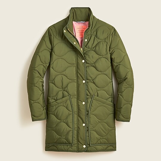 Quilted cocoon puffer with PrimaLoft® | J. Crew US