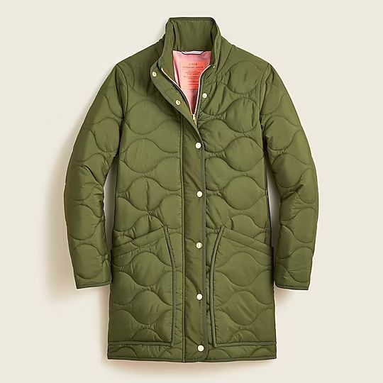 Quilted cocoon puffer with PrimaLoft® | J.Crew US