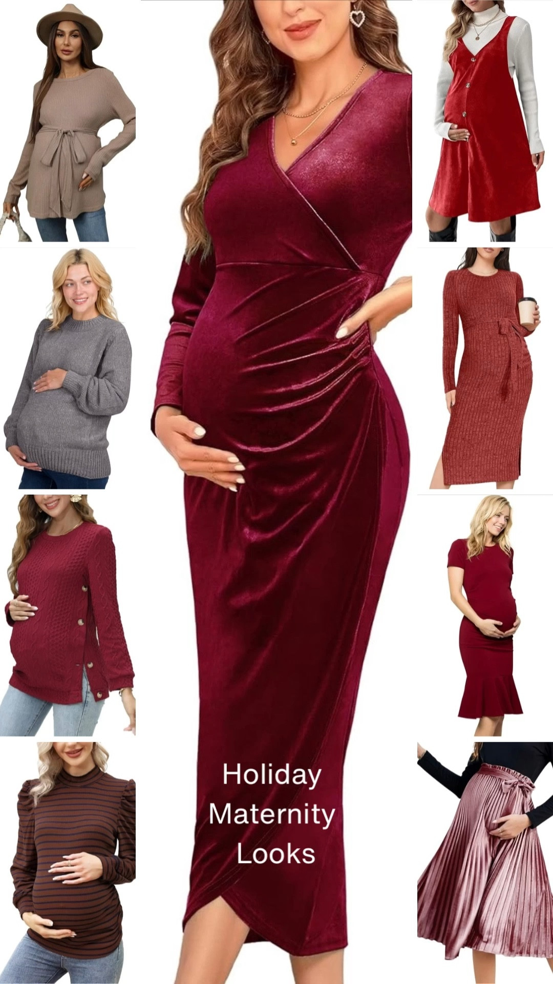 If you’re pregnant this holiday season, these Amazon maternity looks are so comfortable, bump-friendly, and perfect for everything from Christmas photos to holiday parties. 
I rounded up cozy sweaters, velvet dresses, ribbed knits, and flowy skirts that flatter the bump without feeling heavy or tight. 
Most come in multiple colors + fast Prime shipping!

✨ Soft & stretchy holiday dresses
✨ Cozy maternity sweaters
✨ Bump-friendly knits for winter
✨ Velvet + ribbed styles for parties
✨ Affordable Amazon finds for the festive season

Linked all of my favorites for easy holiday dressing — save this for outfit inspo! ❤️🎁

#LTKHoliday #LTKMaternity #HolidayOutfits #AmazonFinds #MaternityStyle #BumpStyle #PregnancyFashion #HolidayDresses #AmazonMaternity #ThriftyWithBrittany #HolidayInspo #HolidayLooks

#LTKmomlife #LTKHoliday #LTKootd