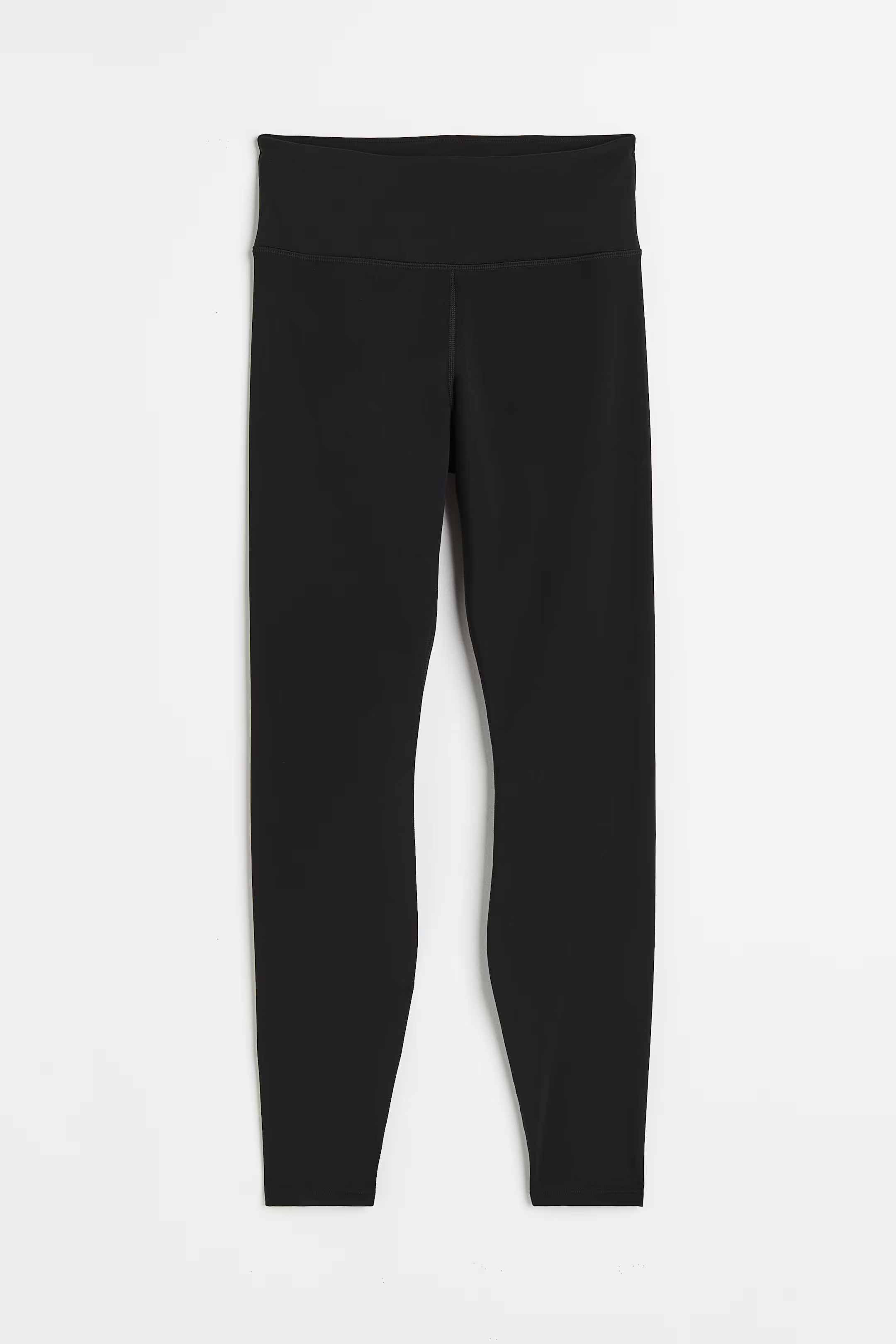 Warm running leggings in DryMove™ - High waist - Long - Sage green - Ladies | H&M GB | H&M (UK, MY, IN, SG, PH, TW, HK)