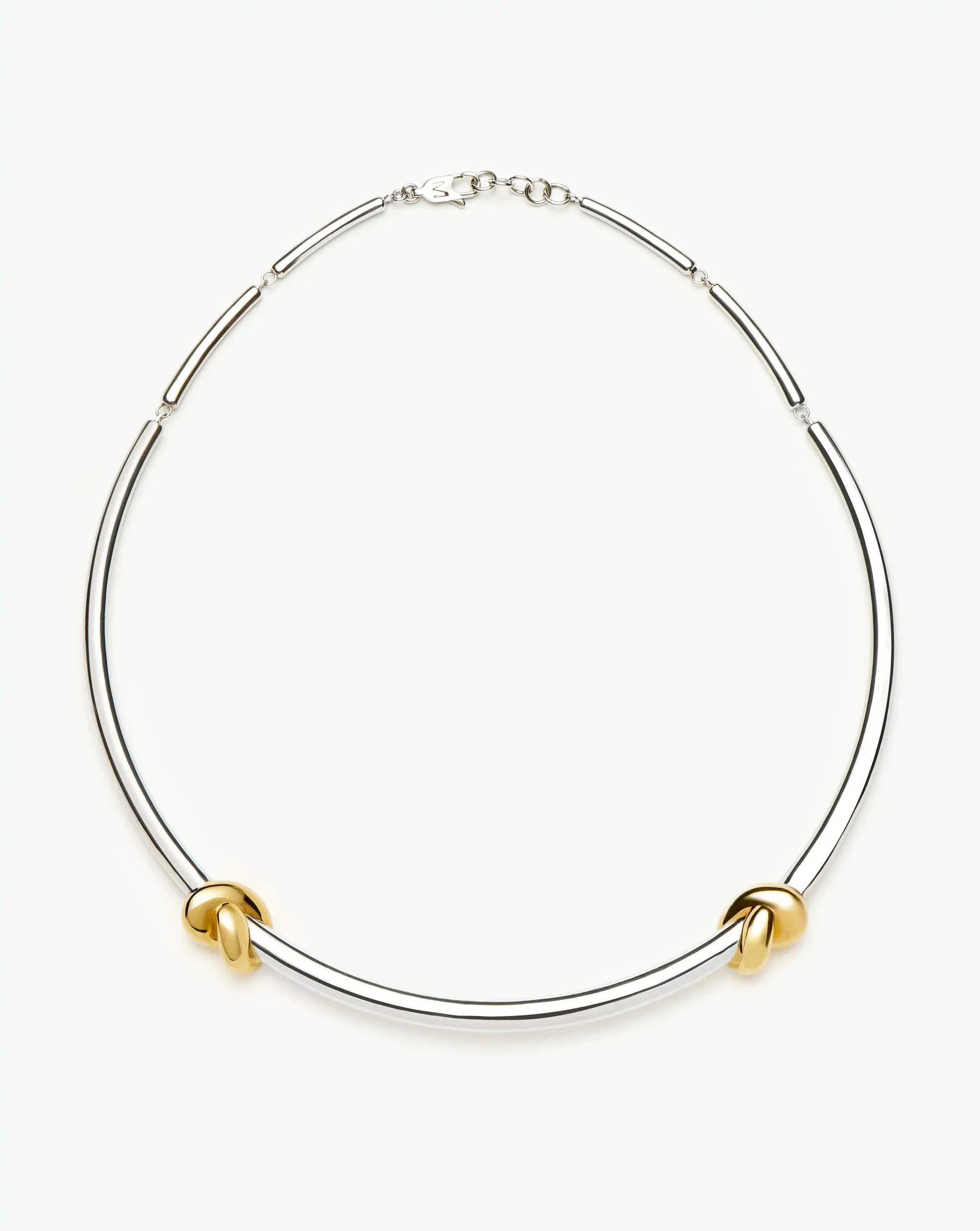 Lucy Williams Knot Torque Necklace | Mixed Metal | Missoma UK | Missoma UK
