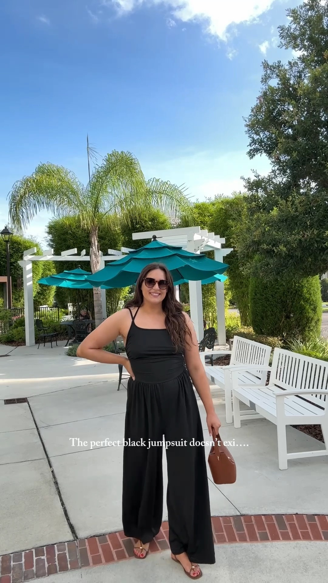 My favorite black jumpsuit I’ve ever owned! Feels SO comfortable and flowy. Fits true to size!

#LTKootd #LTKMidsize #LTKTall