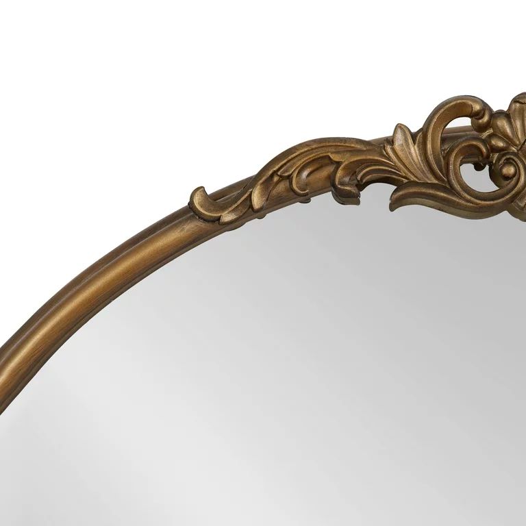 Kate and Laurel Arendahl Glam Ornate Mirror, 27 x 18.75, Gold, Traditional Baroque Inspired Wall ... | Walmart (US)