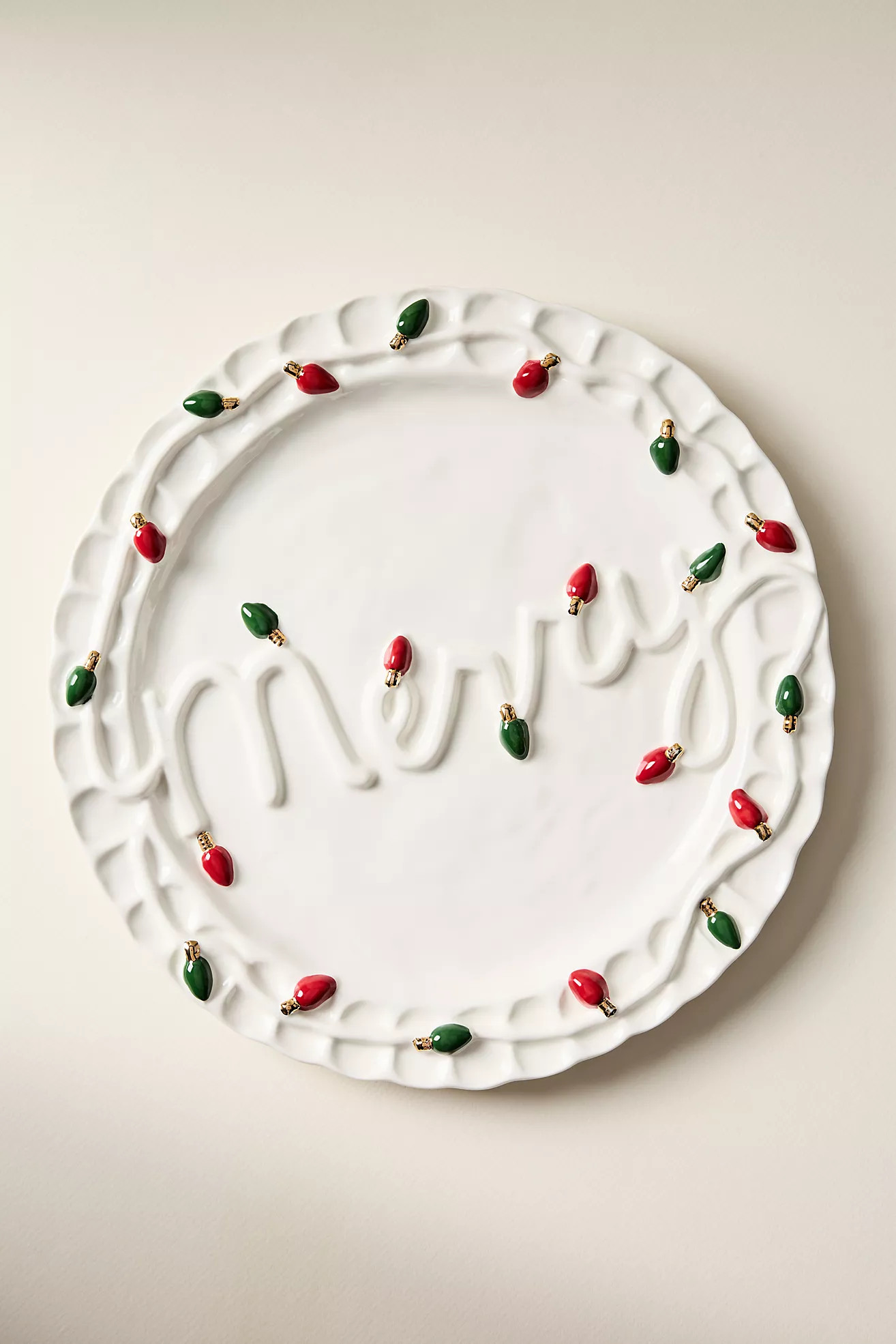 Merry Stoneware Platter | Anthropologie (US)