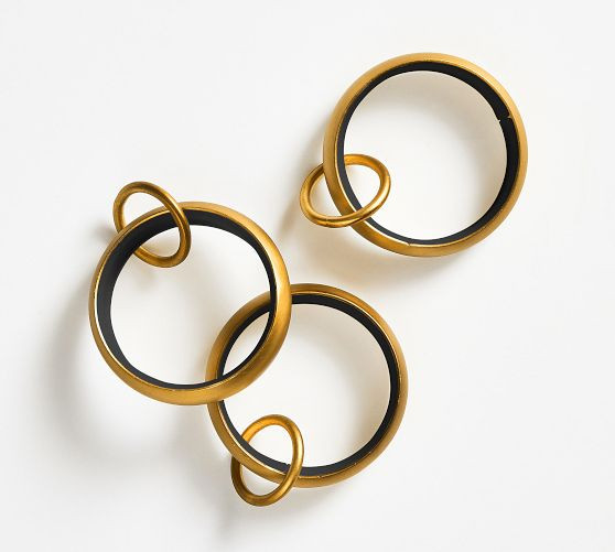 Quiet-Glide Double Curtain Round Rings | Pottery Barn (US)
