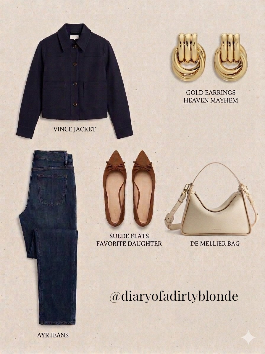 Everyday chic! What to wear to casual Friday at work, or errands. My sister bought these flats and said they are so comfy! 

#LTKWorkwear #LTKdayinmylife #LTKootd