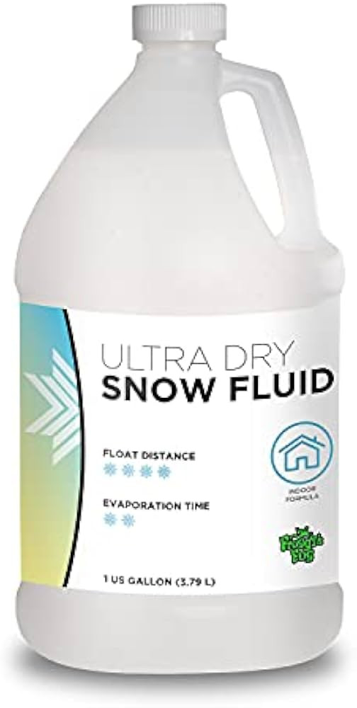 Froggy's Flakes Snow Machine Fluid, Ultra Dry Indoor Formula Snow Fluid with 30-50 Feet Float/Dro... | Amazon (US)