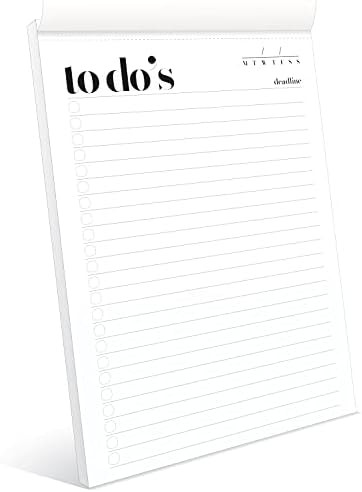 To Do List Notepad A5 Size (8.3"X5.8") Daily To Do List Planner, Productivity Planner, Stylish Desig | Amazon (US)