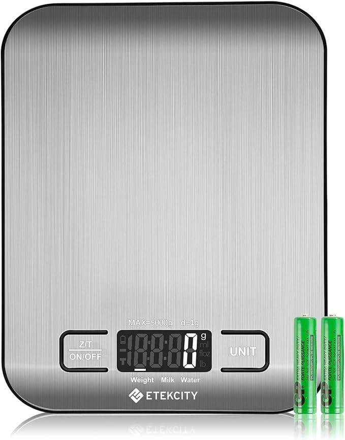 Etekcity Food Kitchen Scale, Digital Grams and Oz for Cooking, Baking, and Weight Loss, Christmas... | Amazon (US)