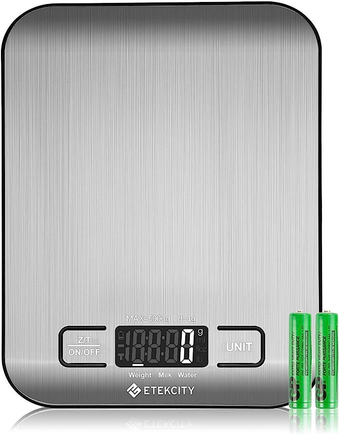 Etekcity Food Kitchen Scale, Digital Grams and Oz for Cooking, Baking, and Weight Loss, Christmas... | Amazon (US)
