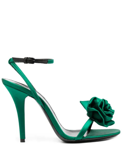 floral-detail sandals | Farfetch (US)
