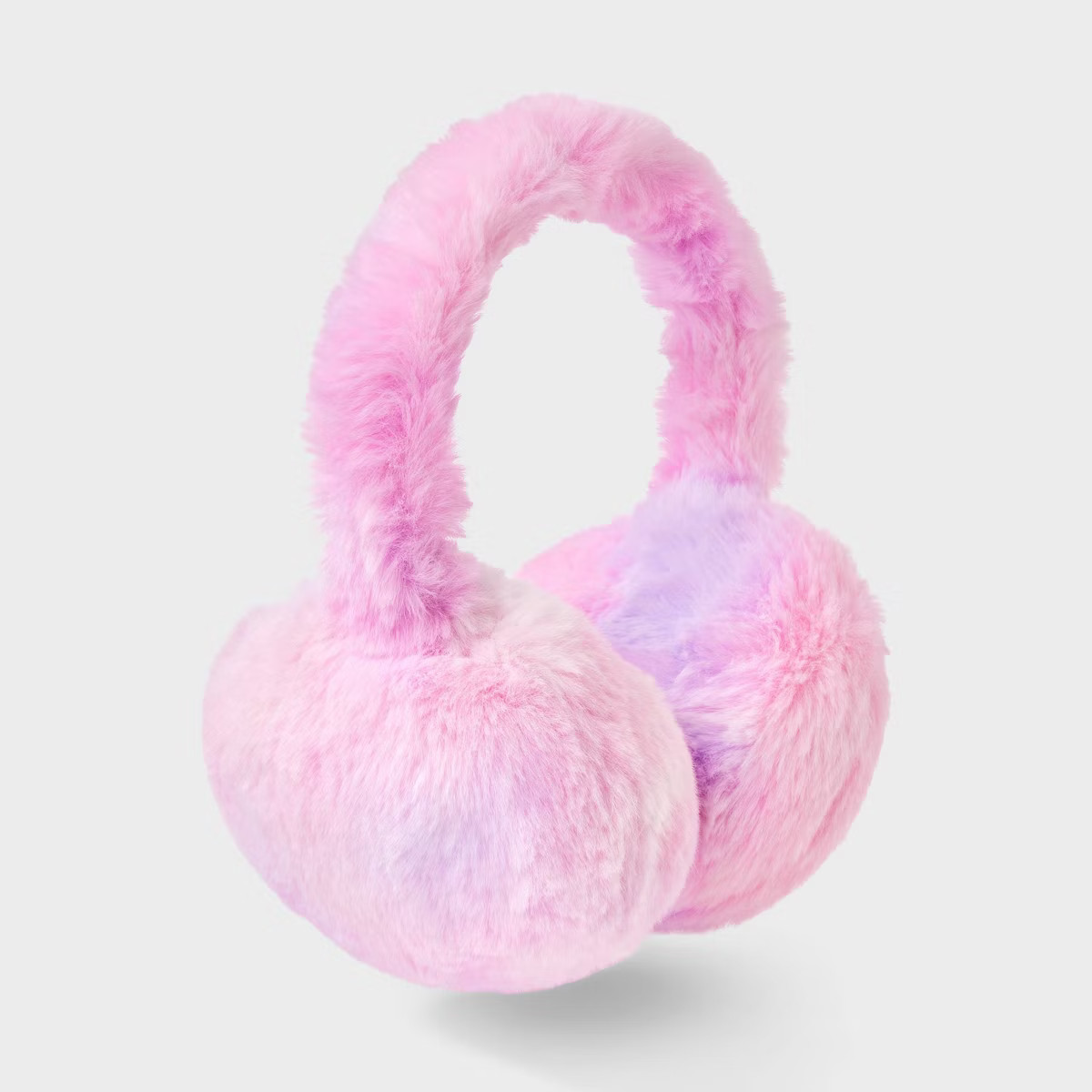 Girls' Faux Fur Earmuff - Cat & Jack™ Pink/Purple/Cream | Target