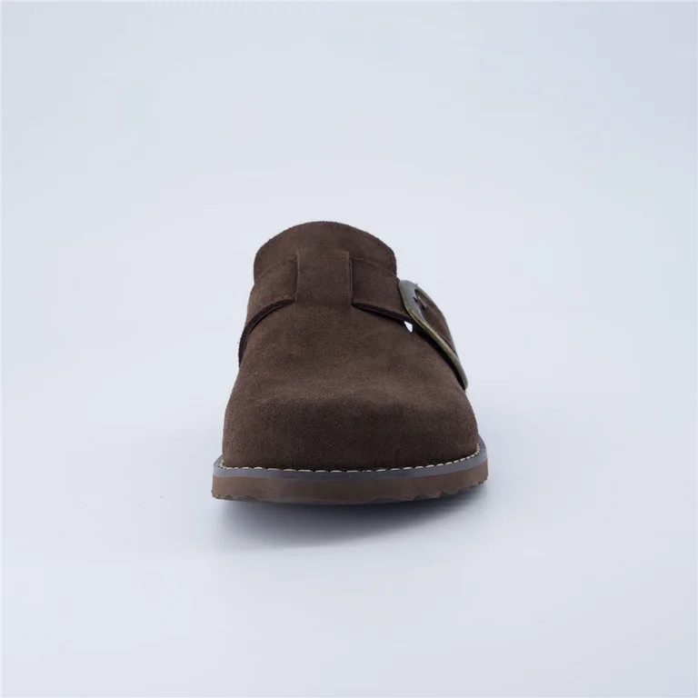 Cushionaire Blain Genuine Suede Clogs for Women | Slip-On Mules with Memory Foam & Oversized Buck... | Walmart (US)