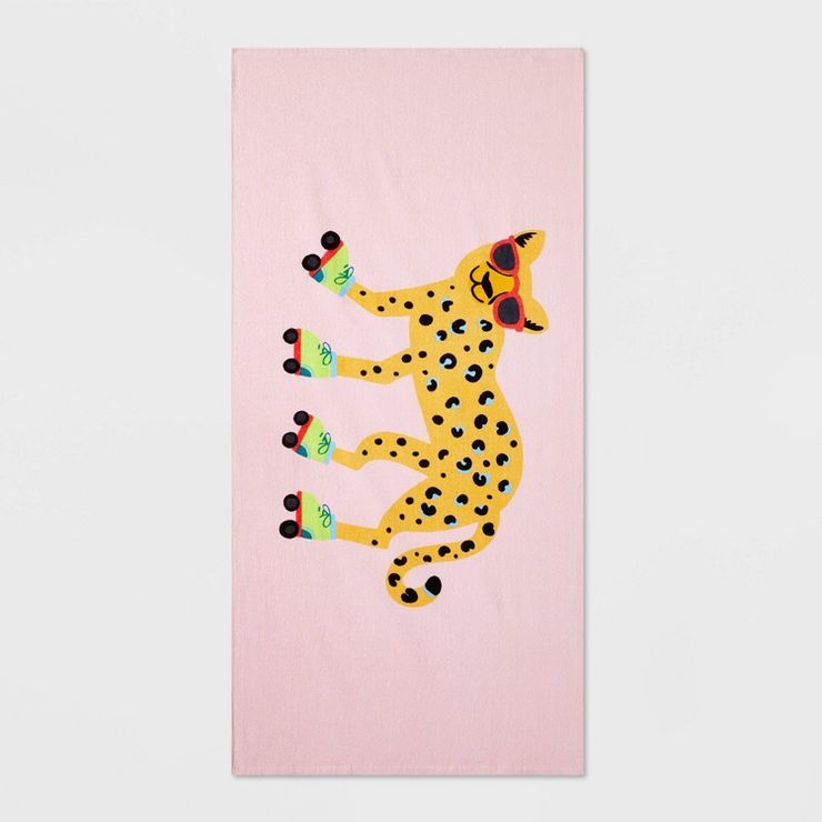Cheetah Beach Towel - Sun Squad™ | Target