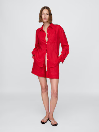 100% Linen Easy Shorts | Gap (US)